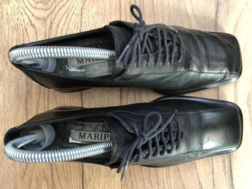 MARIPE zwarte veterschoenen maat 37 hak laag, Schoenen met lage hakken, Zwart, Ophalen of Verzenden, Maripe
