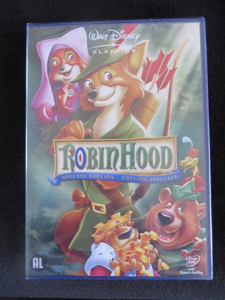 Dvd robin hood (special edition) walt disney classics 23 nw, Europees, Tekenfilm, Alle leeftijden, Ophalen of Verzenden