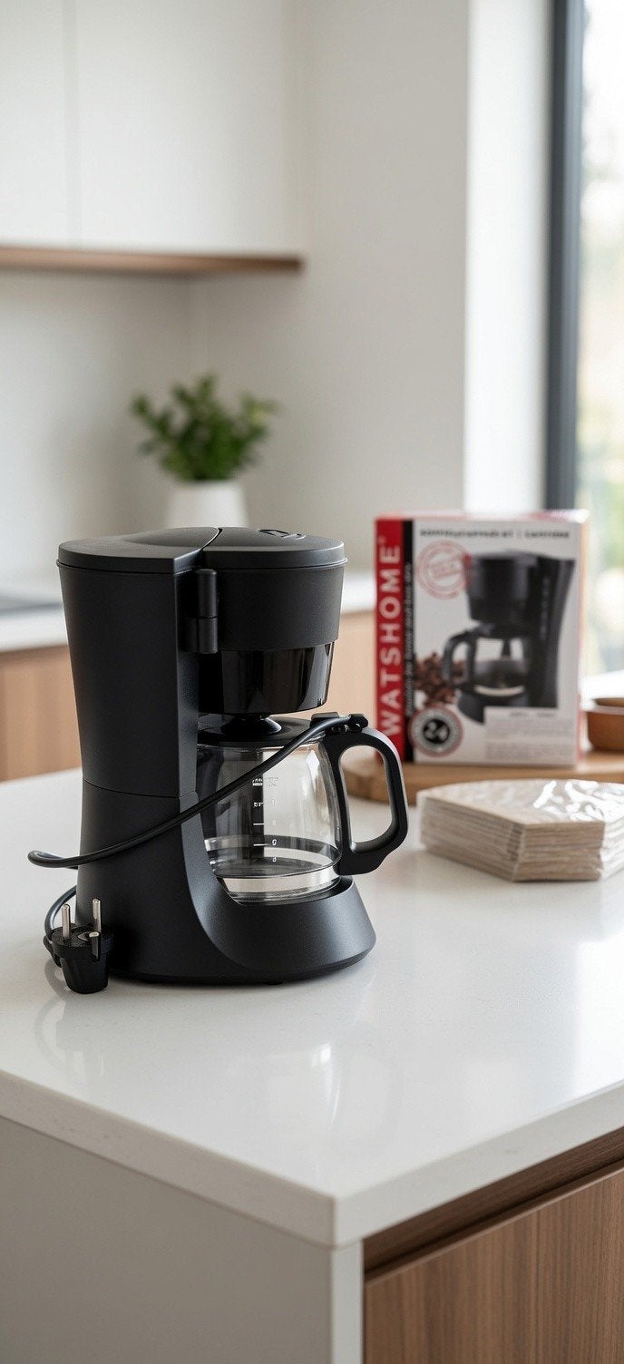 Compact koffiezetapparaat 600W - ideaal voor camper/caravan, Koffiemachine, Gemalen koffie, Ophalen of Verzenden, Zo goed als nieuw