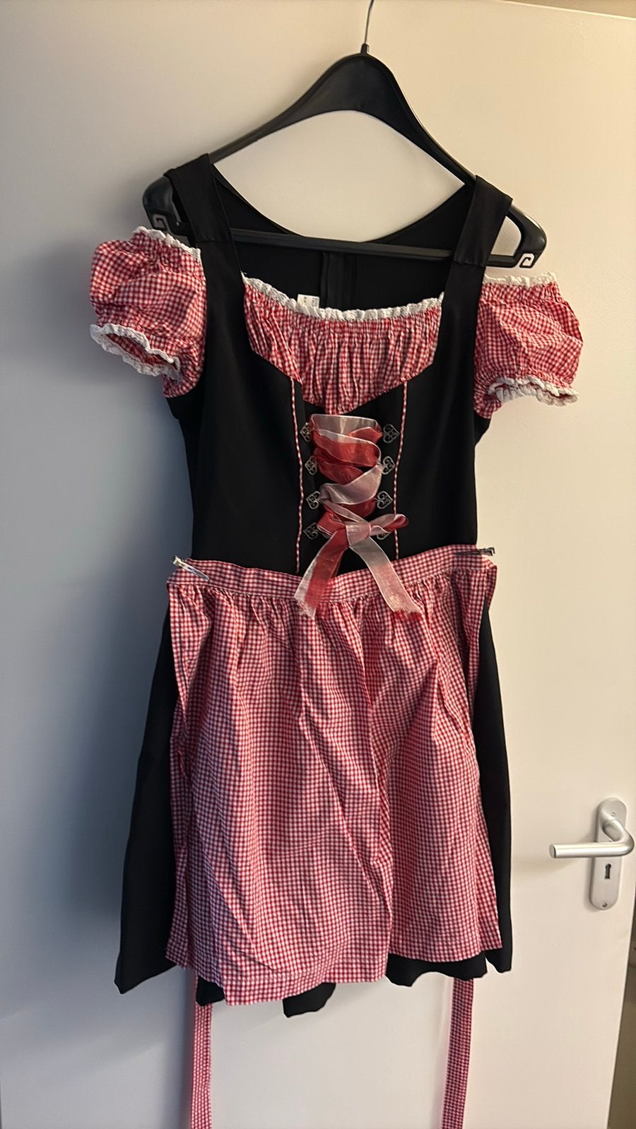 Tiroler dirndl jurk mt 40, Ophalen of Verzenden, Zo goed als nieuw, Maat 38/40 (M), Overige thema's