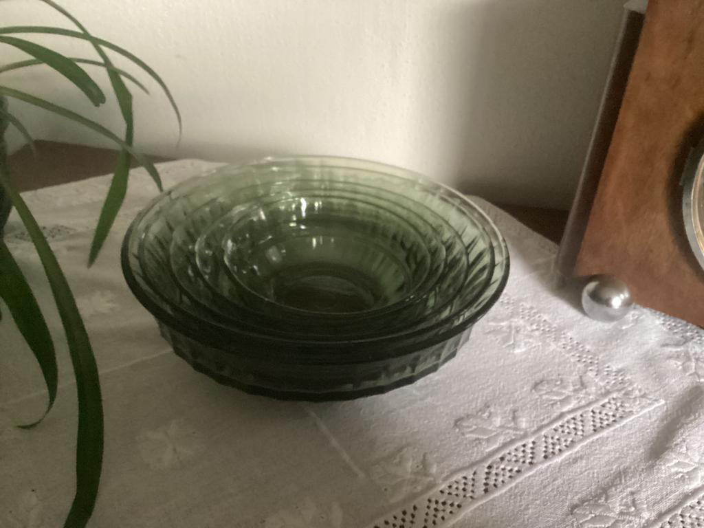 Nest schalen A.D. Copier, Antiek en Kunst, Antiek | Glas en Kristal, Ophalen of Verzenden