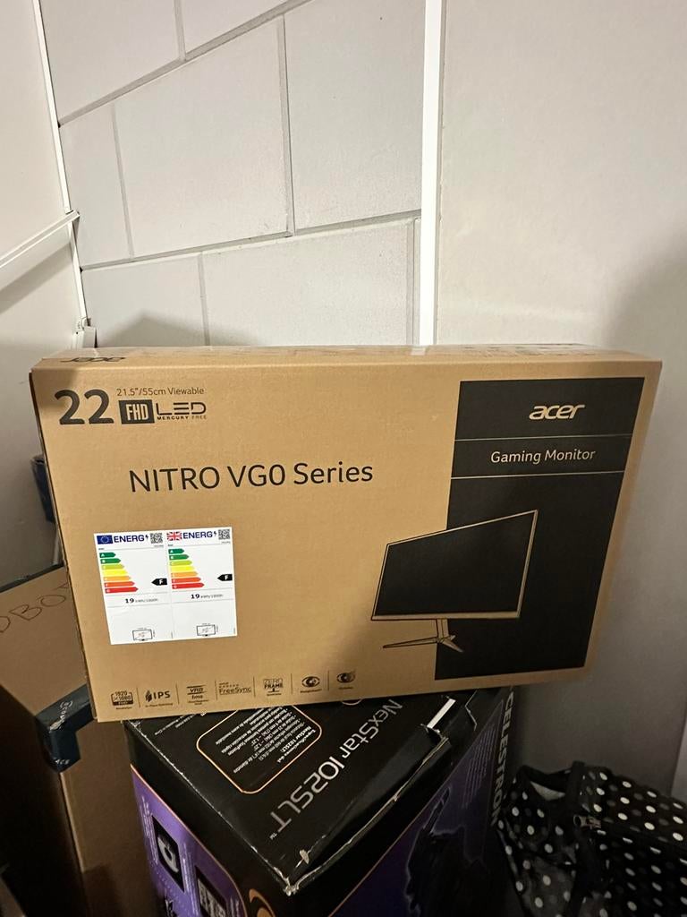 ACER NITRO VG220QBMIIX, Ophalen, IPS, Full HD, Zo goed als nieuw