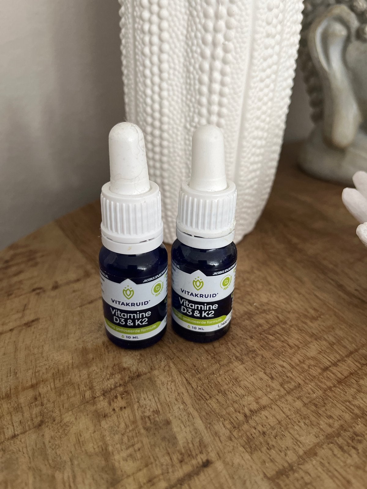 2 Vitakruid Vitamine D3 & K2 flesjes - Aangepaste prijs, Ophalen of Verzenden, Zo goed als nieuw, Poeder of Drank