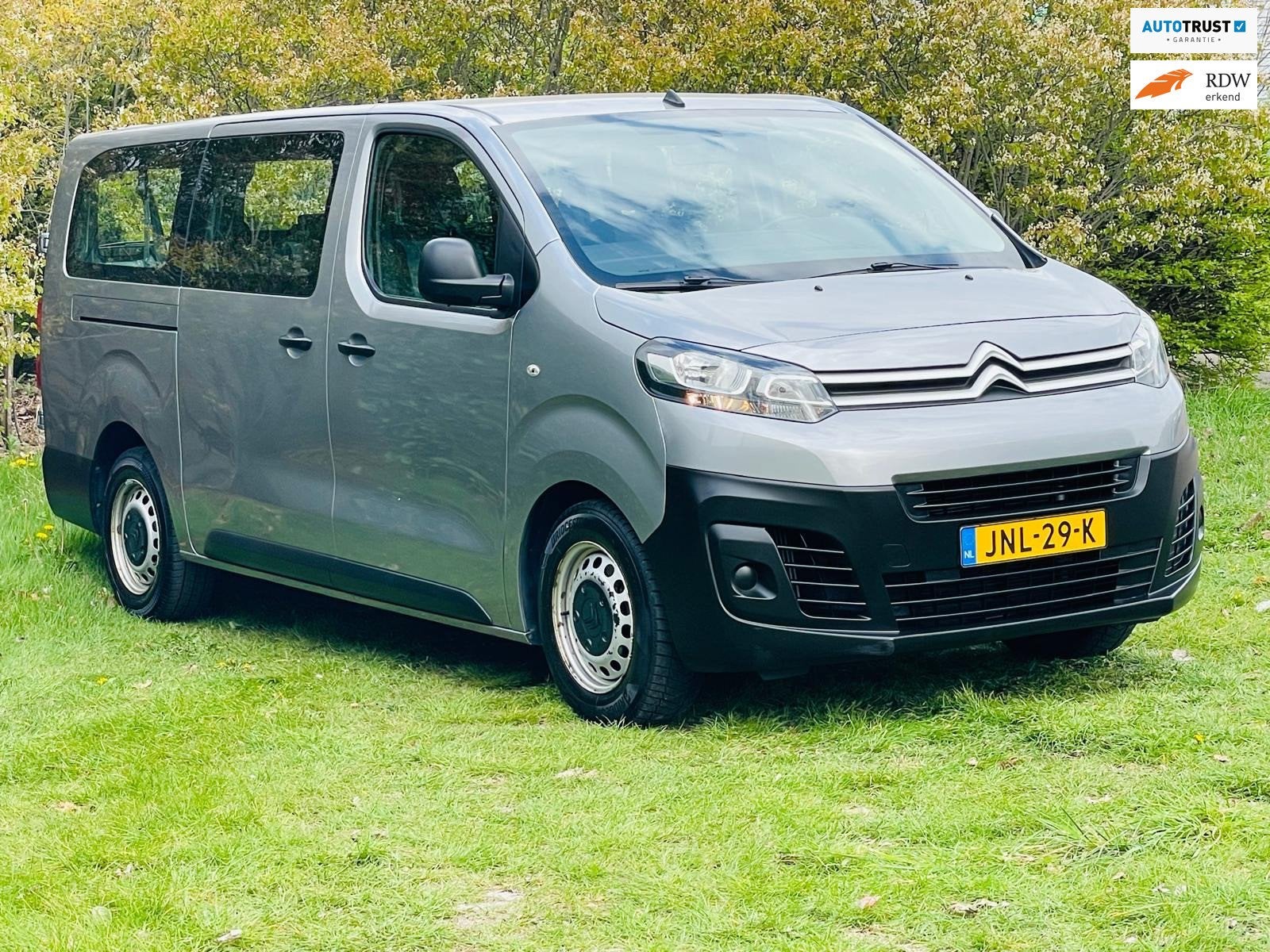 Citroen Jumpy 1.5 BlueHDi 120 XL S&S/8 persoon, Auto's, Alcantara, Bedrijf, 9 stoelen, Electronic Stability Program (ESP)