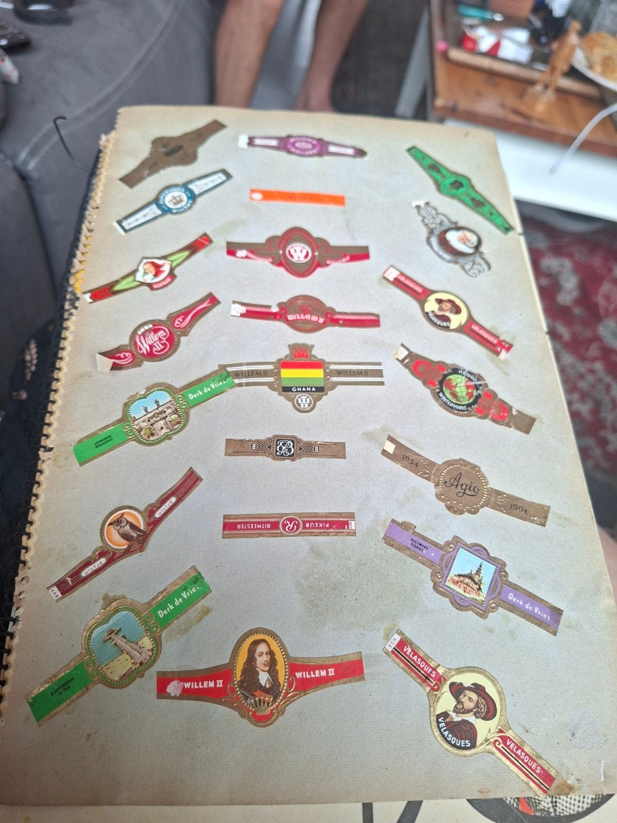 Vintage Sigarenbandjes Collectie - Uniek Album, Verzamelen, Ophalen