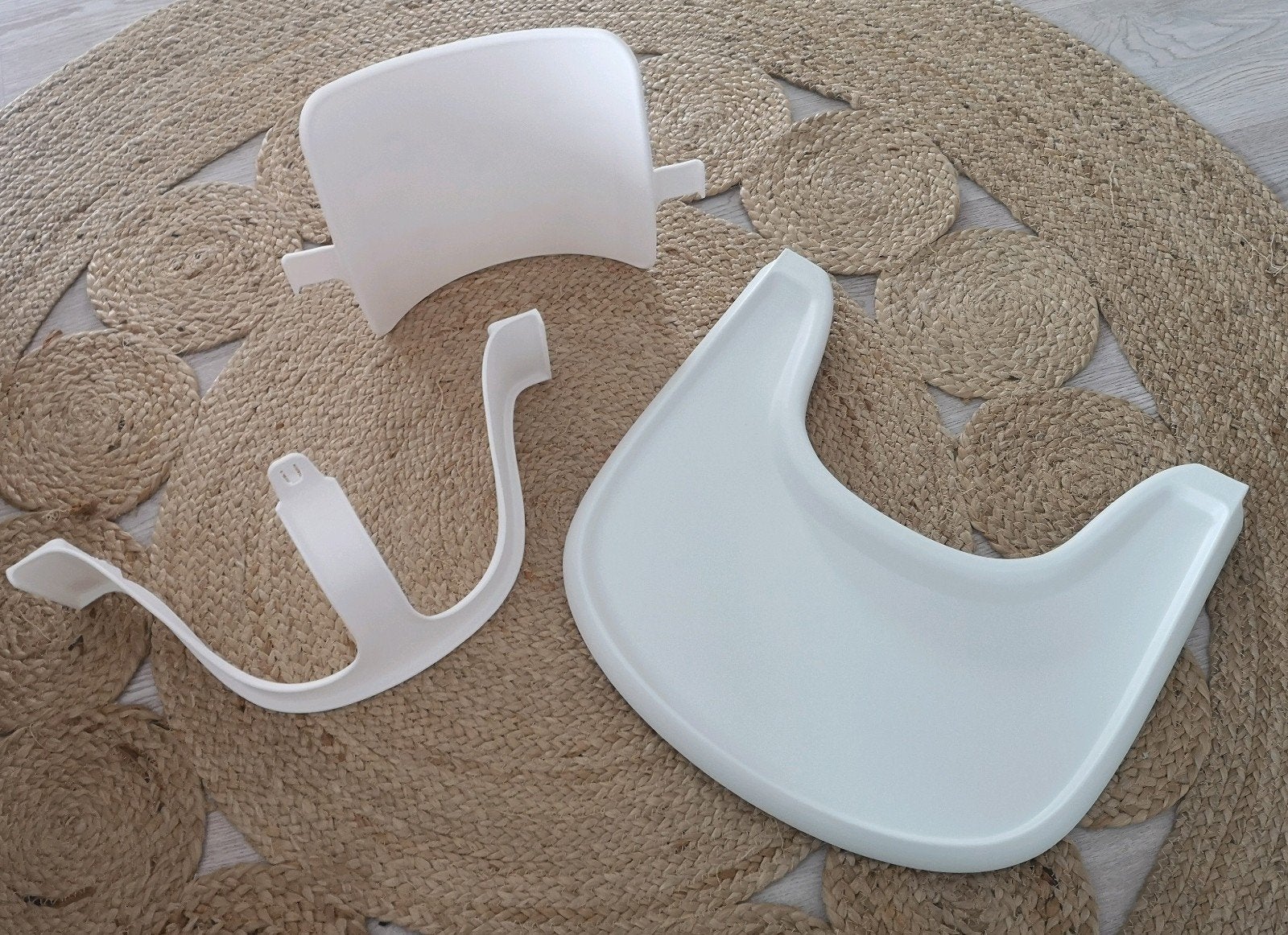 Nieuwe playtray en babyset voor Stokke Tripp Trapp stoelen, Ophalen of Verzenden, Nieuw, Meegroeistoel, Afneembaar eetblad