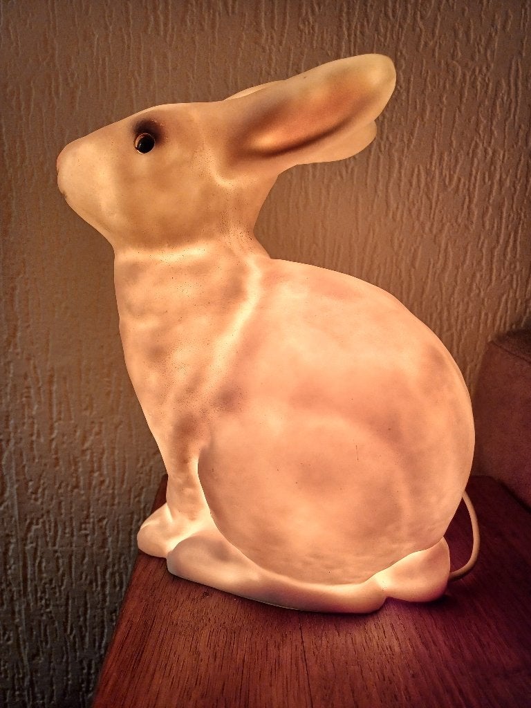 heico lamp nachtlamp lief konijn haas, Gebruikt, Overige kleuren, Ophalen of Verzenden, Lamp