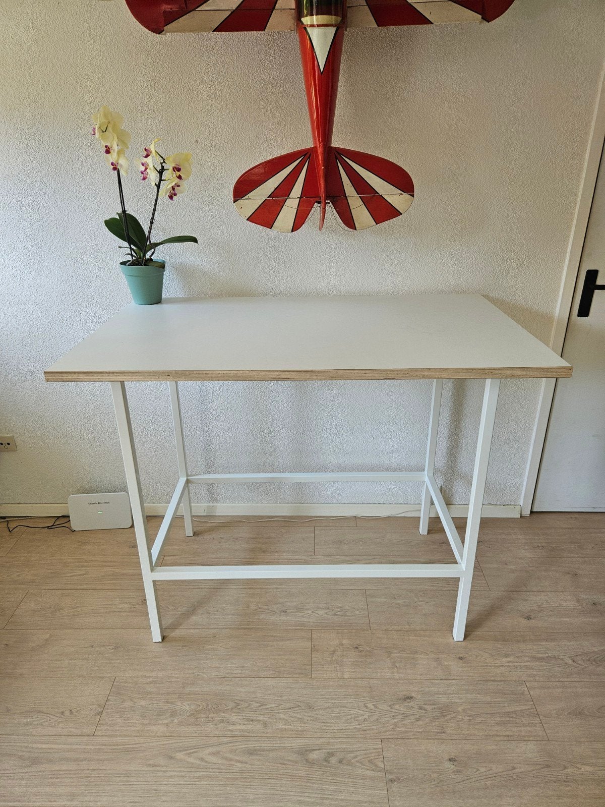 werktafel statafel bureau winkeltafel, 100 tot 150 cm, 75 cm of meer, Ophalen of Verzenden, Zo goed als nieuw