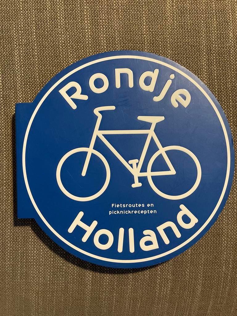 Rondje Holland: Fietsroutes en Picknickrecepten, Overige merken, Fiets- of Wandelgids, Ophalen of Verzenden, Zo goed als nieuw