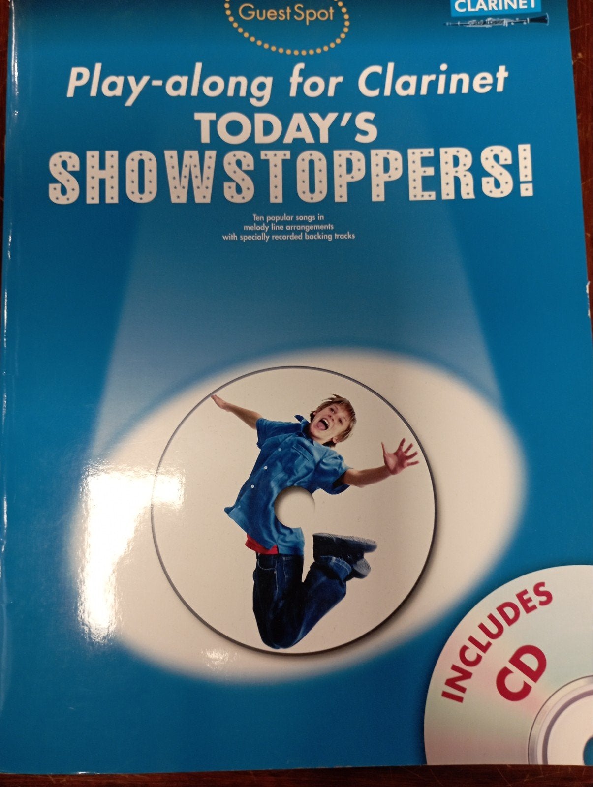 Play-along voor Klarinet: Today's Showstoppers! + CD, Overige materialen, Overige typen, Ophalen of Verzenden, Zo goed als nieuw