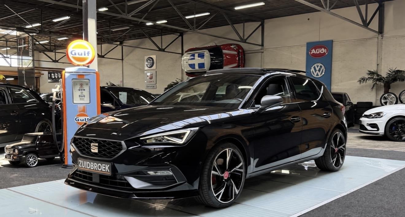 SEAT Leon 1.5 eTSI FR Pano | Memory | Maxton | Navi, Auto's, 4 cilinders, 150 pk, Zwart, Bedrijf
