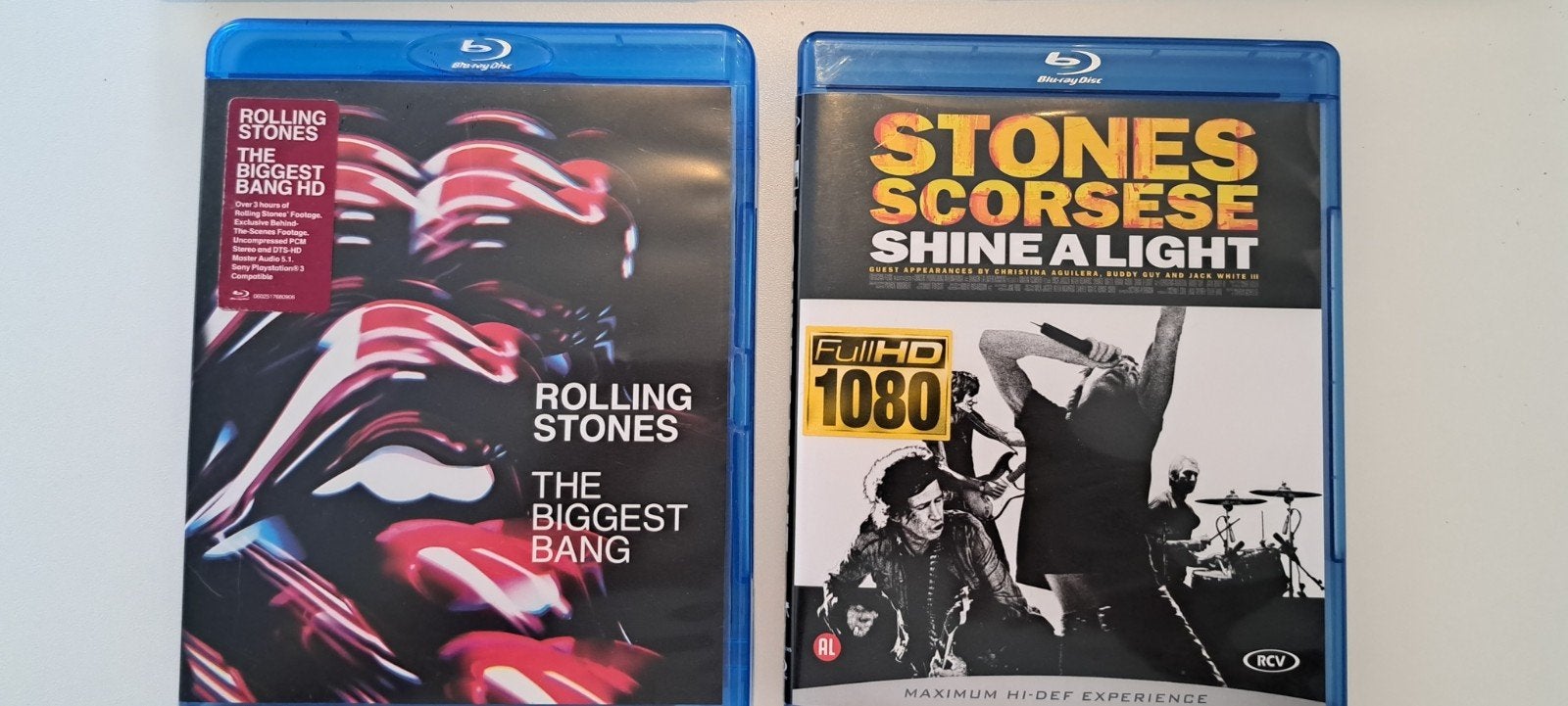 Twee blue ray discs Rolling Stones, Muziek en Concerten, Concert, Ophalen of Verzenden, Zo goed als nieuw