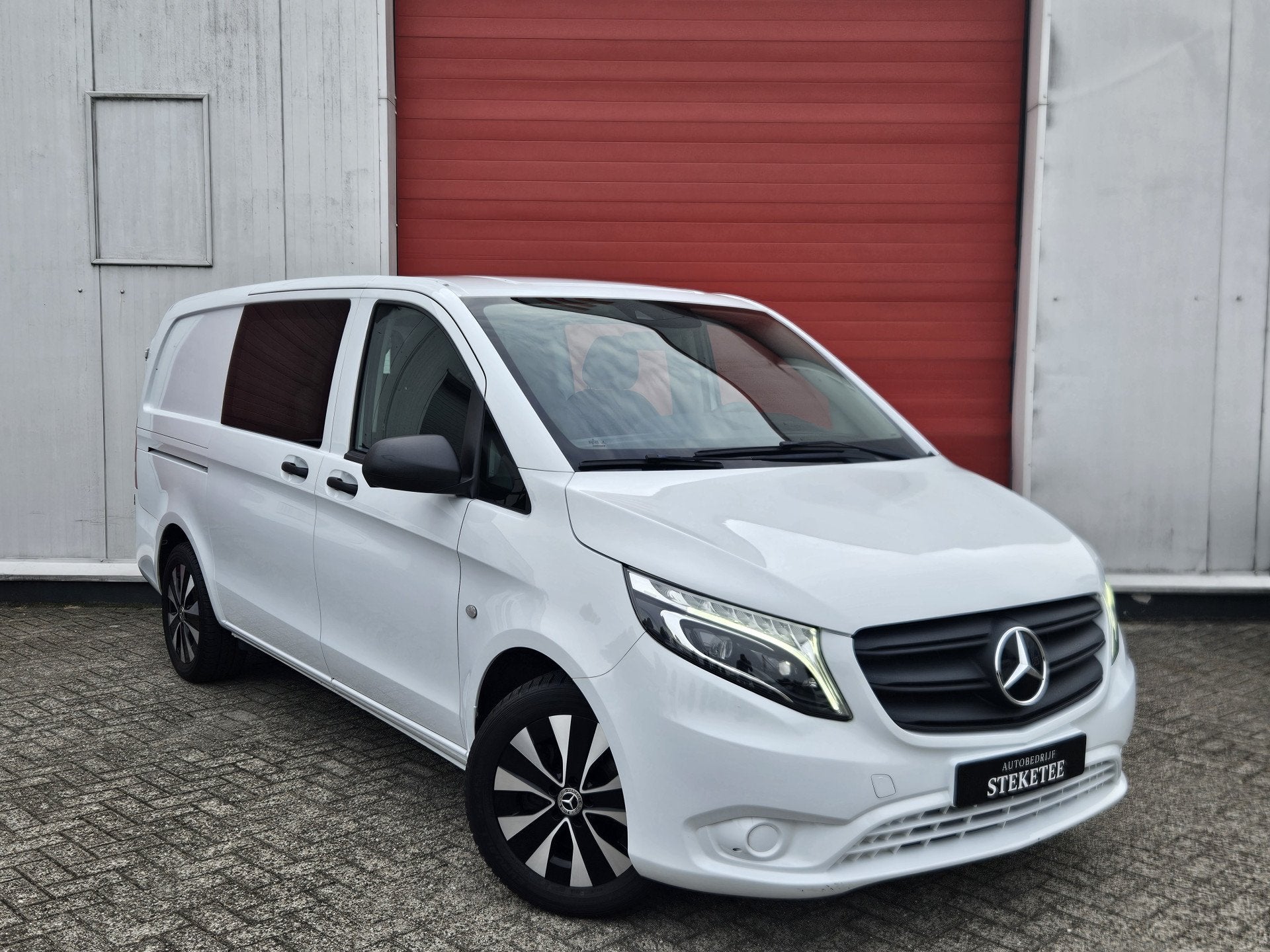 Mercedes-Benz Vito 119 CDI Lang Dubbele Cabine DC Comfort |, Auto's, 2430 kg, Gebruikt, Met garantie (alle), Wit