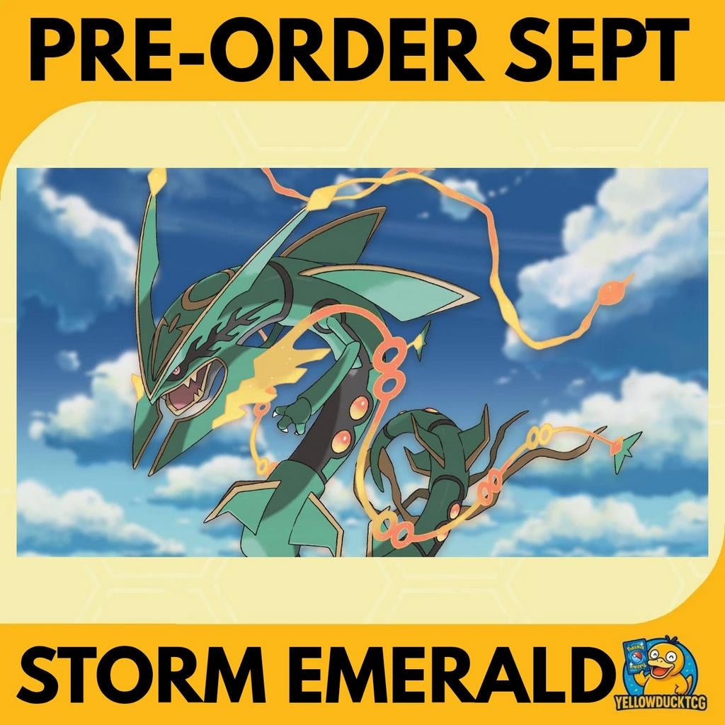 ⭐ POKEMON PRE ORDER STORM EMERALD, Ophalen of Verzenden, Nieuw, Boosterbox, Foil