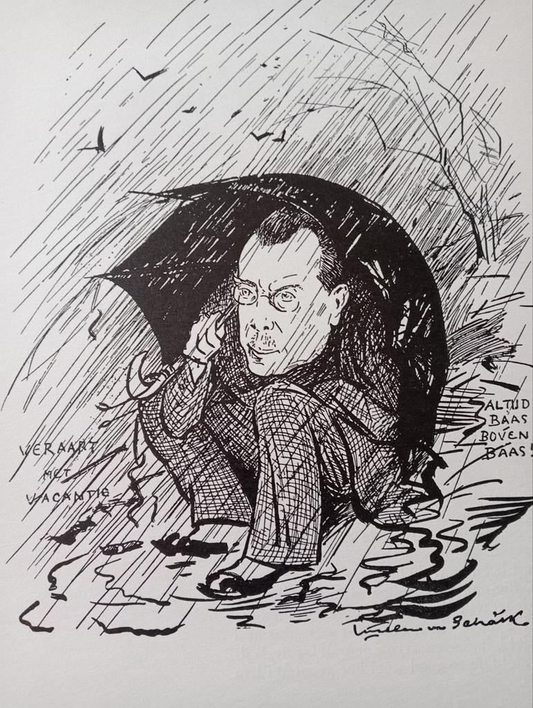 Prent Litho Veraart 1937, Ophalen of Verzenden, Voor 1940, Gebruikt