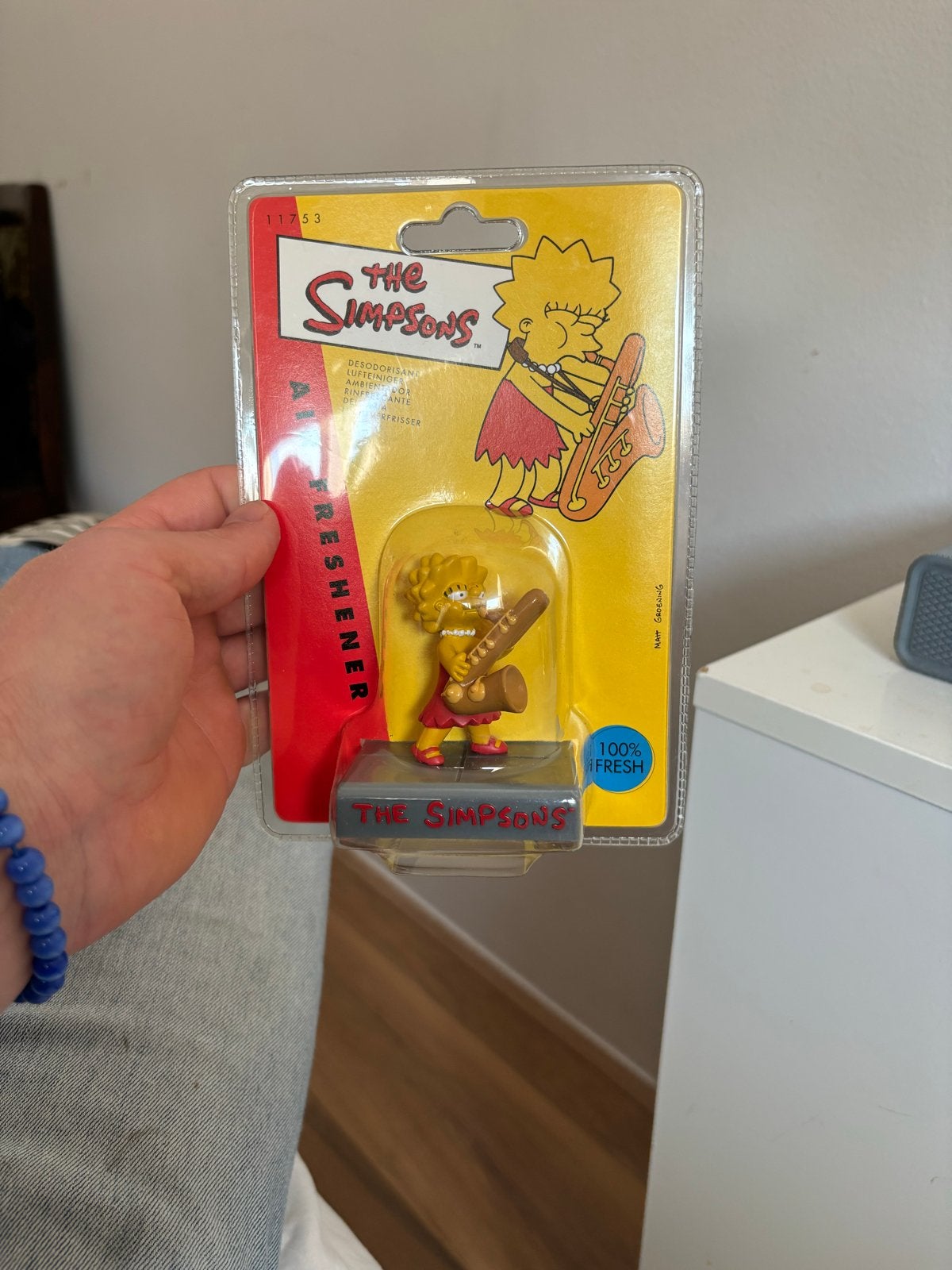 Lisa Simpson air freshner  - The Simpsons 97/98 collectible, Ophalen of Verzenden, Nieuw