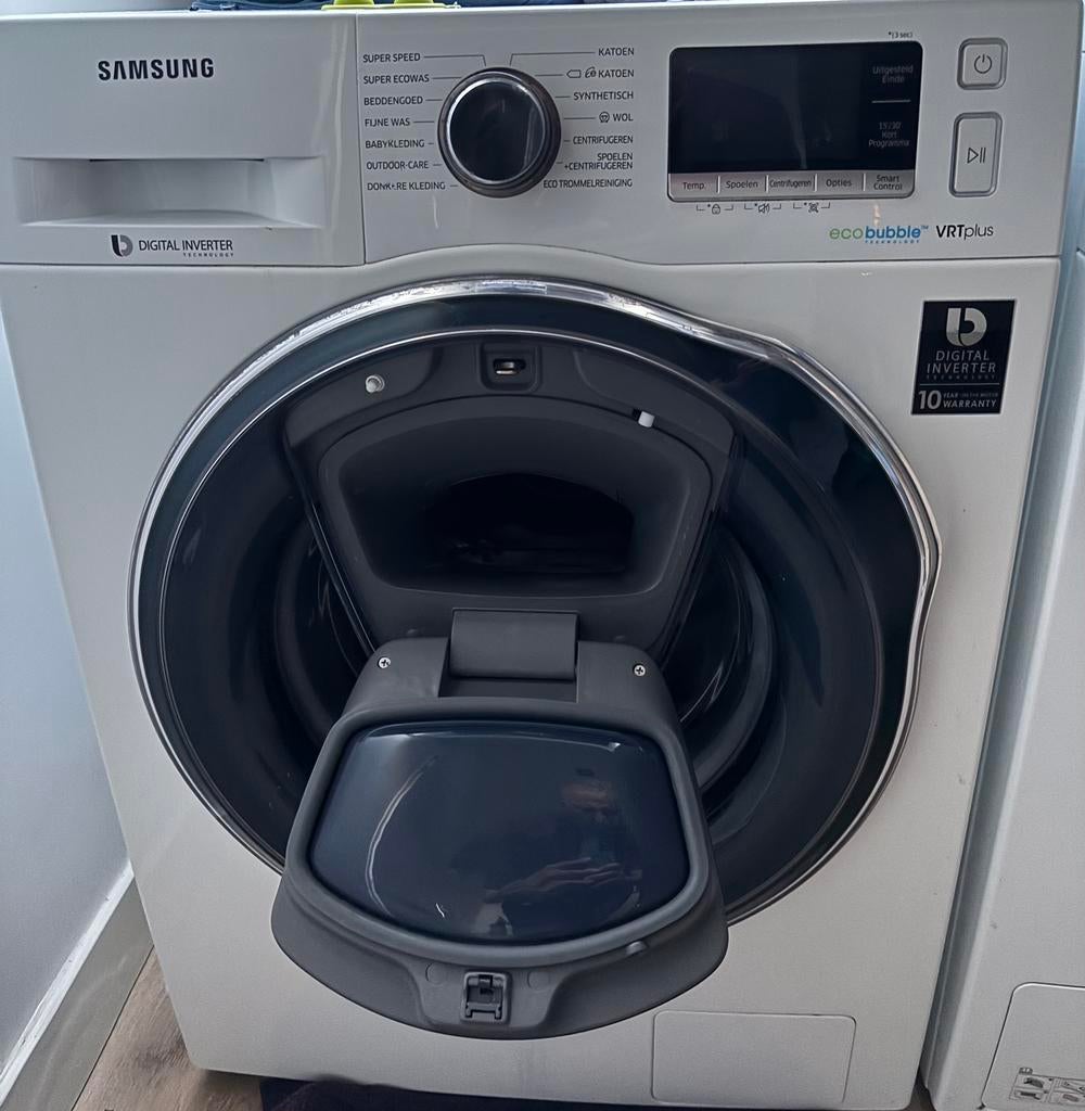 Samsung Wasmachine WW80K6604QW - 8kg, EcoBubble, VRT Plus, Ophalen, Gebruikt