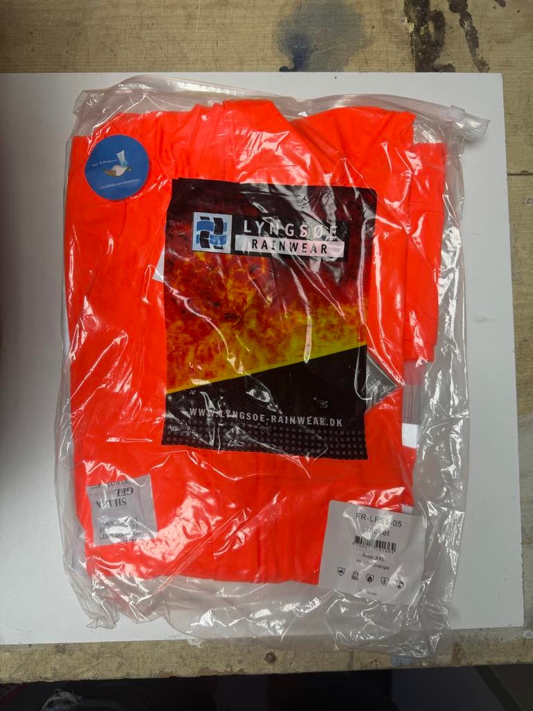 Lyngsoe Rainwear Hi-Vis Oranje Regenjas XXL, Ophalen of Verzenden, Nieuw