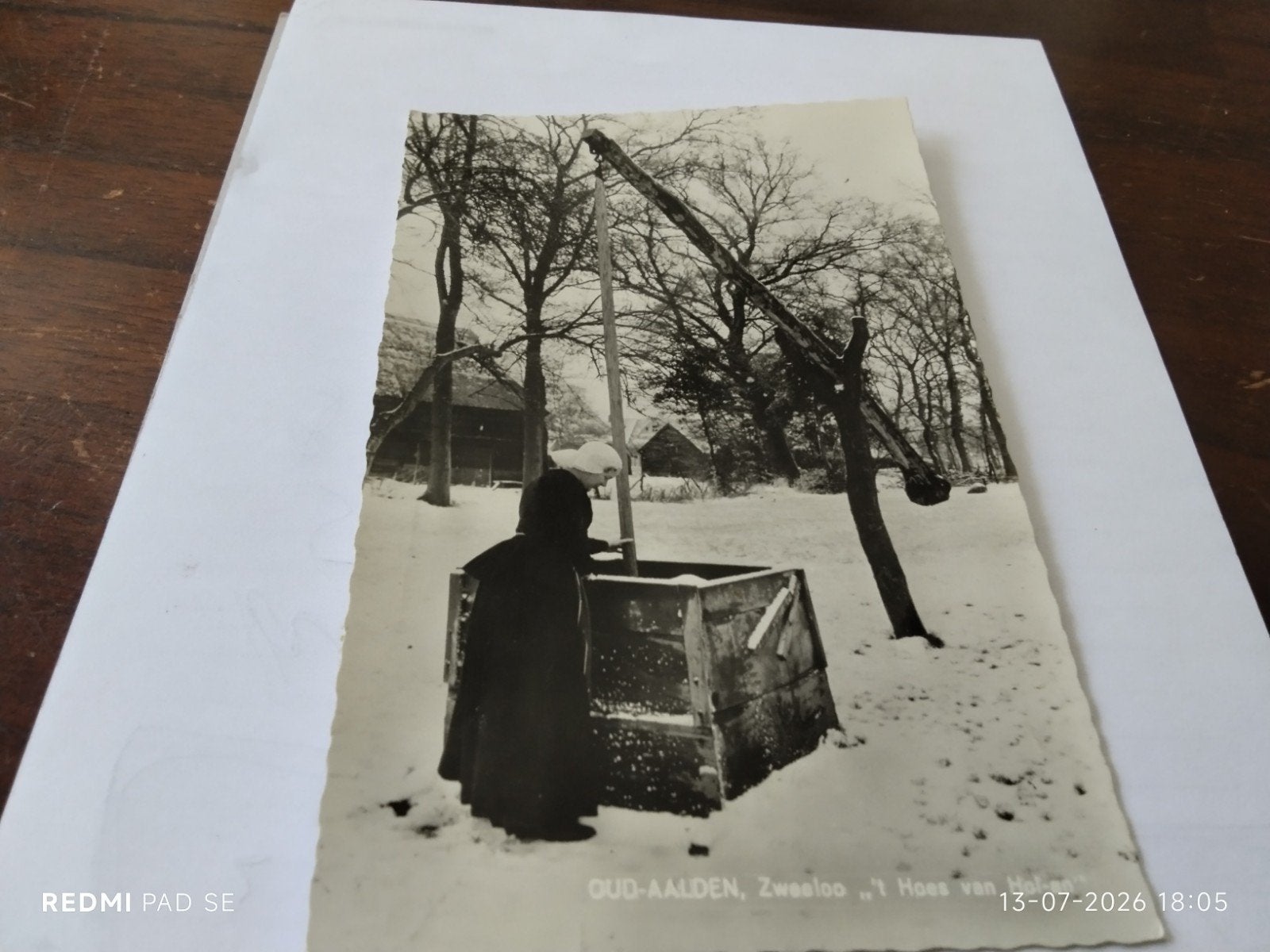 Oude ansichtkaart 't Hoes van Hol-An, Oud-Aalden, Drenthe, Ophalen of Verzenden, 1960 tot 1980, Gelopen, Drenthe