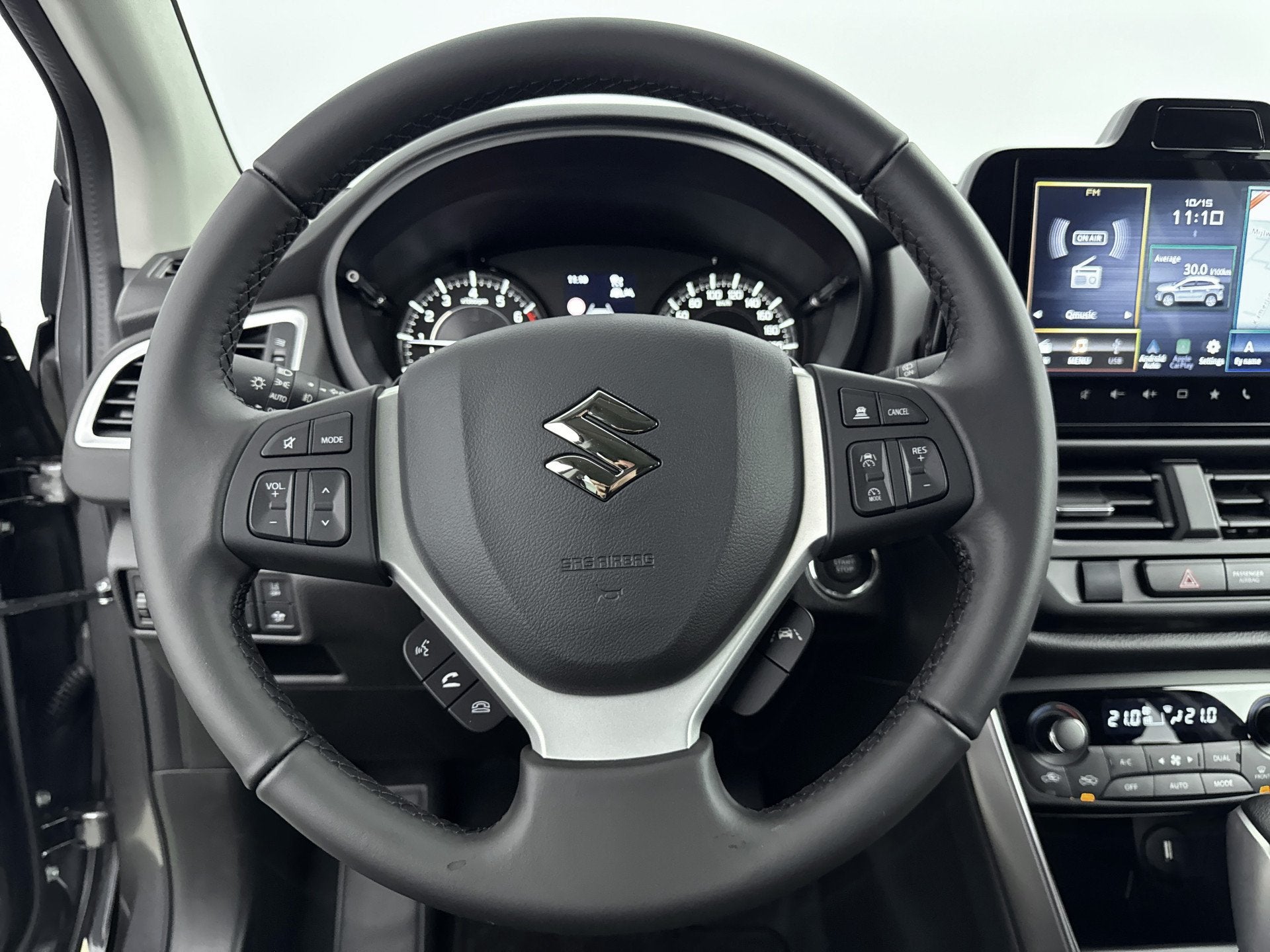Suzuki S-Cross 1.4 Boosterjet Select Hybrid *NIEUW* | Climat, Auto's, 12 maanden, Stof, Zwart, 4 cilinders