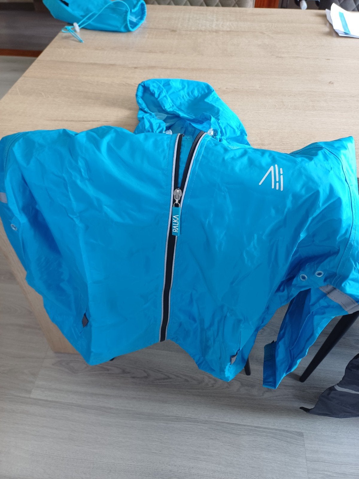 ralka regenpak  junior blauw 164, Ophalen of Verzenden, Nieuw, Regenpak, Kinderen