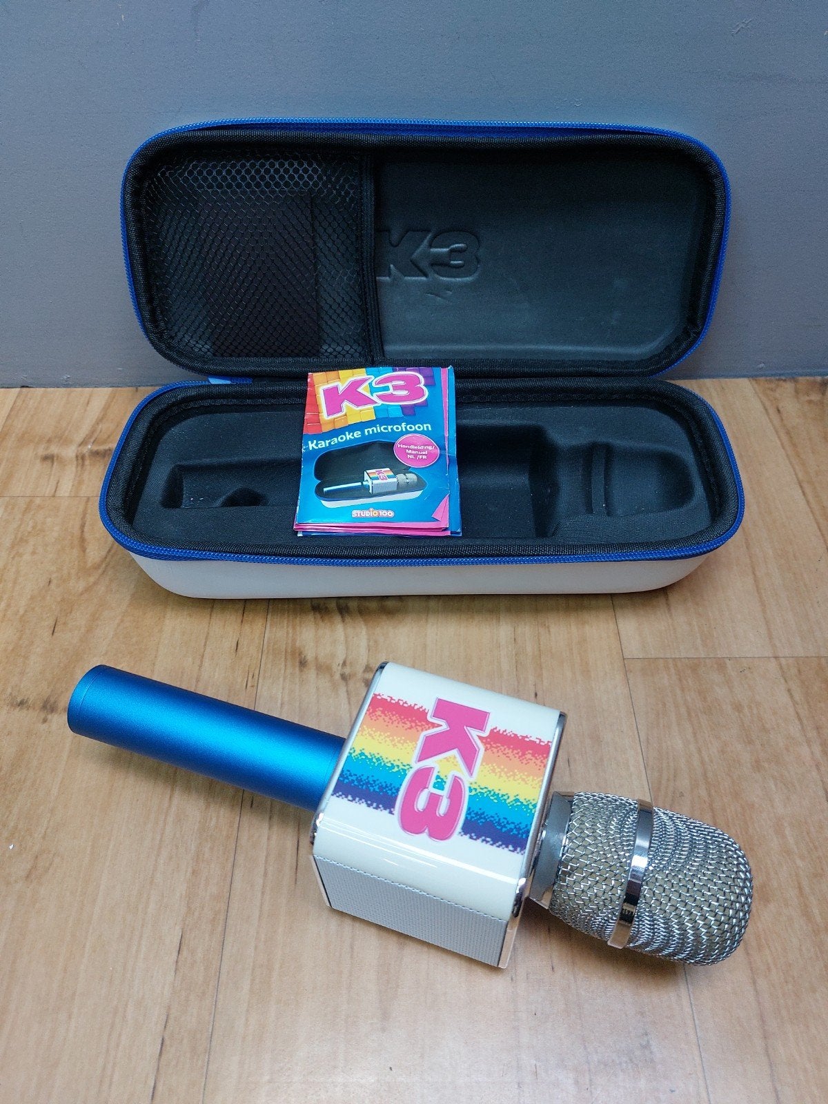 K3 (Studio 100) Microfoon, Ophalen of Verzenden, Gebruikt, Studiomicrofoon