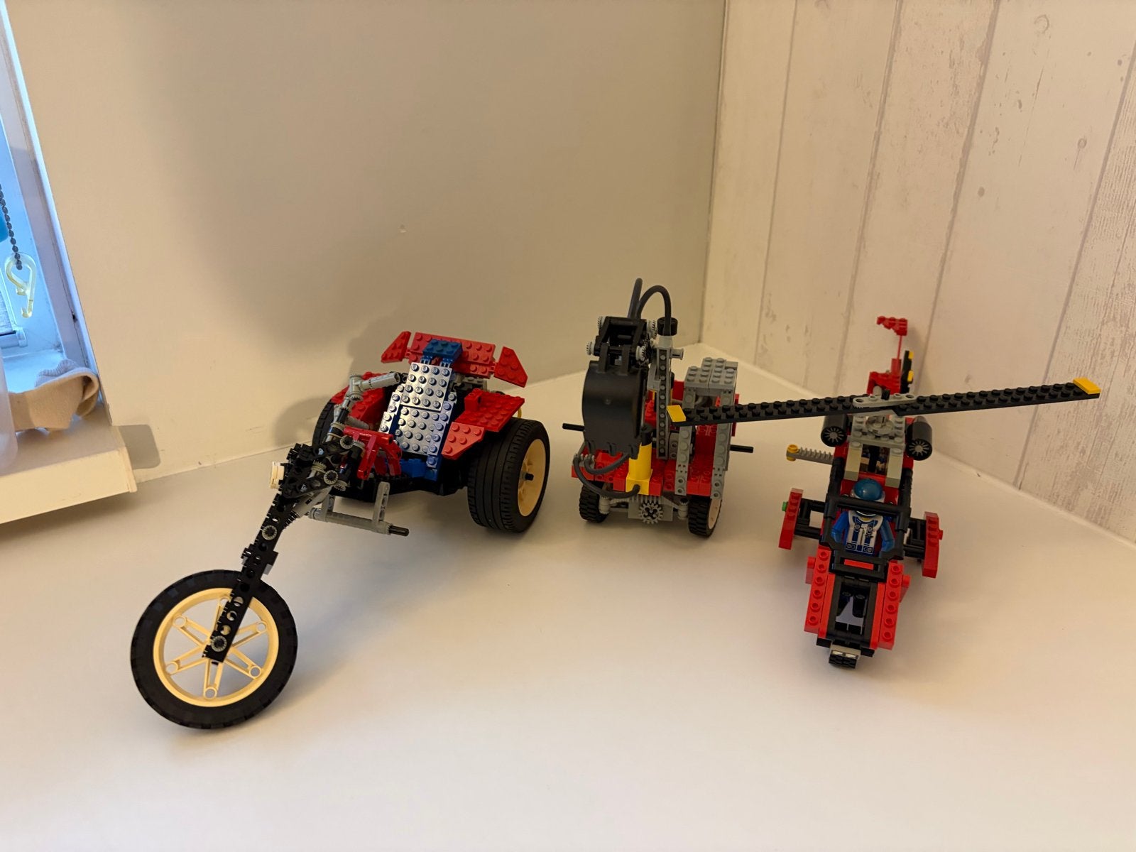 Lego Technic 8232, 8837, 8857 met instructieboekjes, Ophalen of Verzenden, Gebruikt, Overige merken