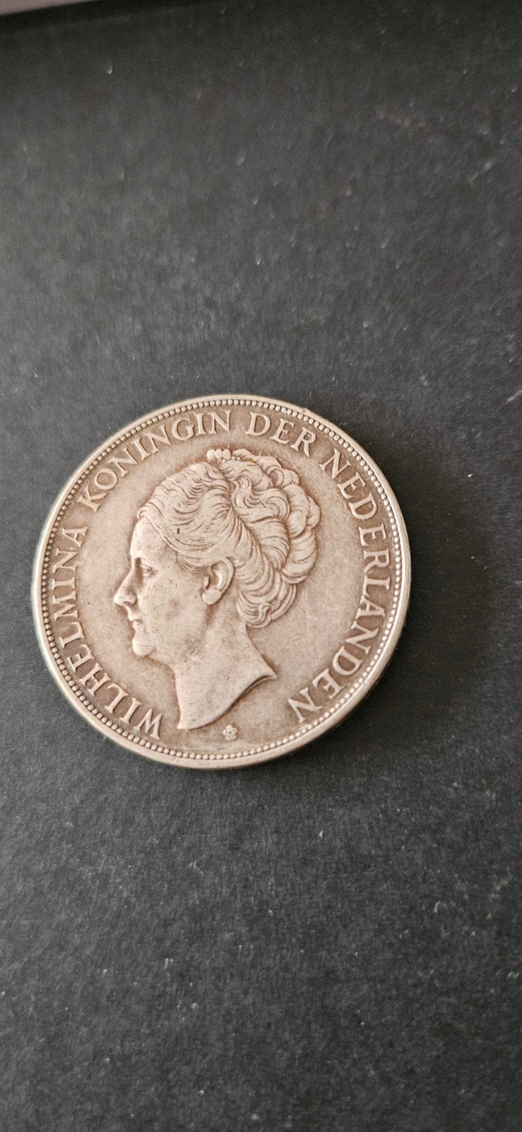 Zilveren rijksdaalder 1938 wilhelmina mooie donkere patina, Zilver, Ophalen of Verzenden, Koningin Wilhelmina, Losse munt