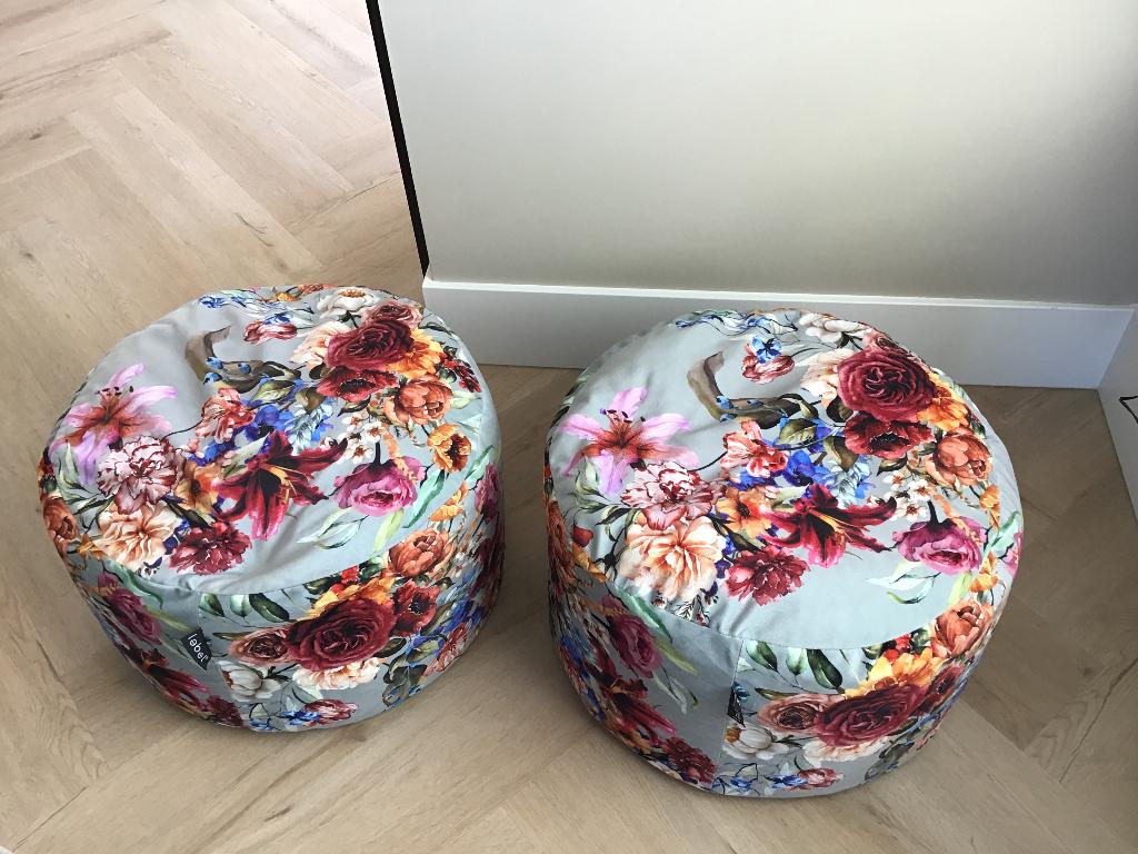 Poef, Ophalen, Minder dan 50 cm, Rond, Minder dan 50 cm