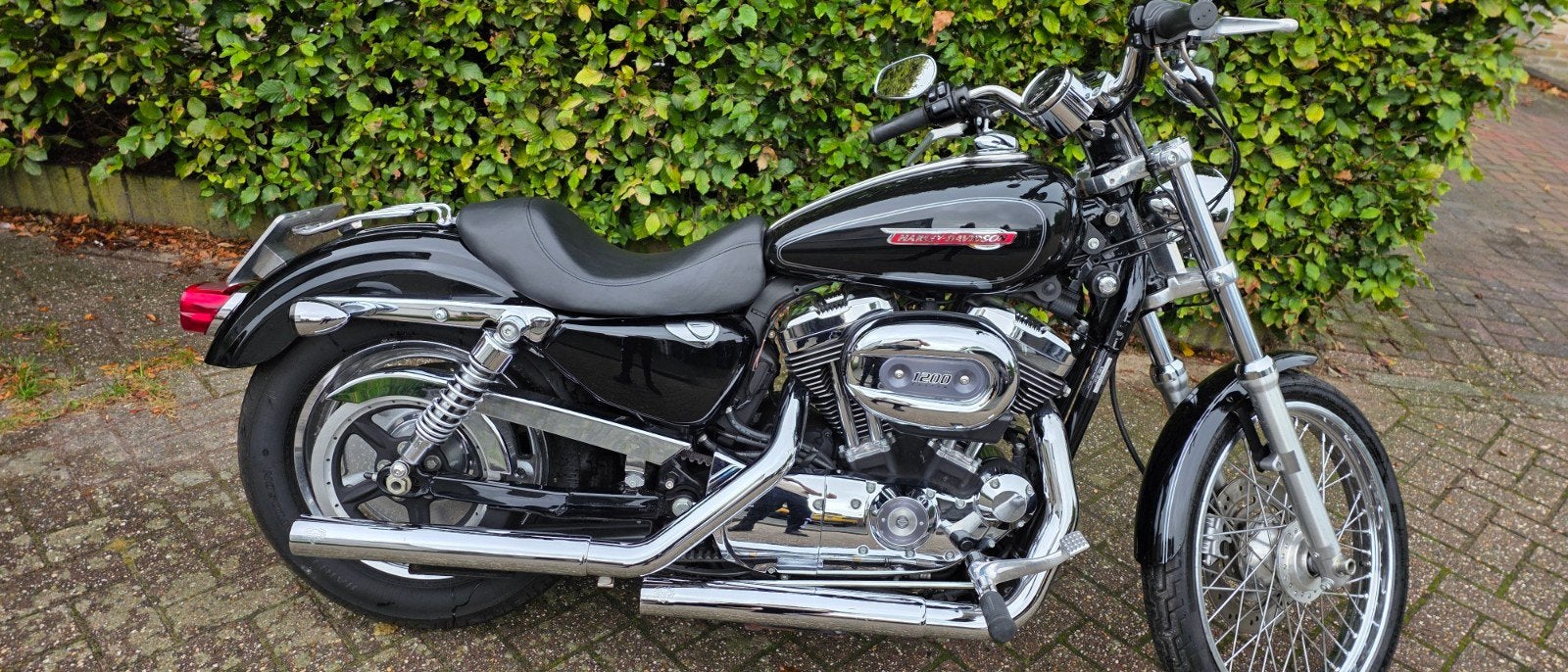 Harley Davidson Sportster 1200 - Lage km, topstaat, 2 cilinders, Sportuitlaat, Occasion, Chopper
