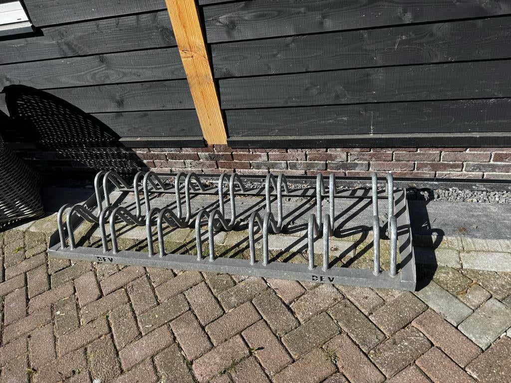 Fietsenrek voor 7 fietsen - 175 cm breed, Ophalen, Gebruikt