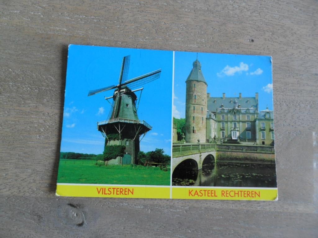 Vilsteren, kasteel Rechteren/molen 1979, Verzenden, 1960 tot 1980, Gelopen, Noord-Brabant
