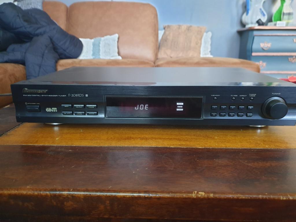 Pioneer Tuner F-208RDS - FM/AM Digitale Synthesizer Tuner, Ophalen of Verzenden, Gebruikt, Analoog