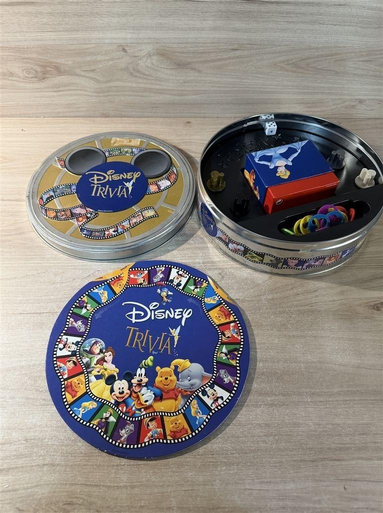 disney trivia in blik - s6753, Hobby en Vrije tijd, Gezelschapsspellen | Bordspellen, Verzenden, Zo goed als nieuw