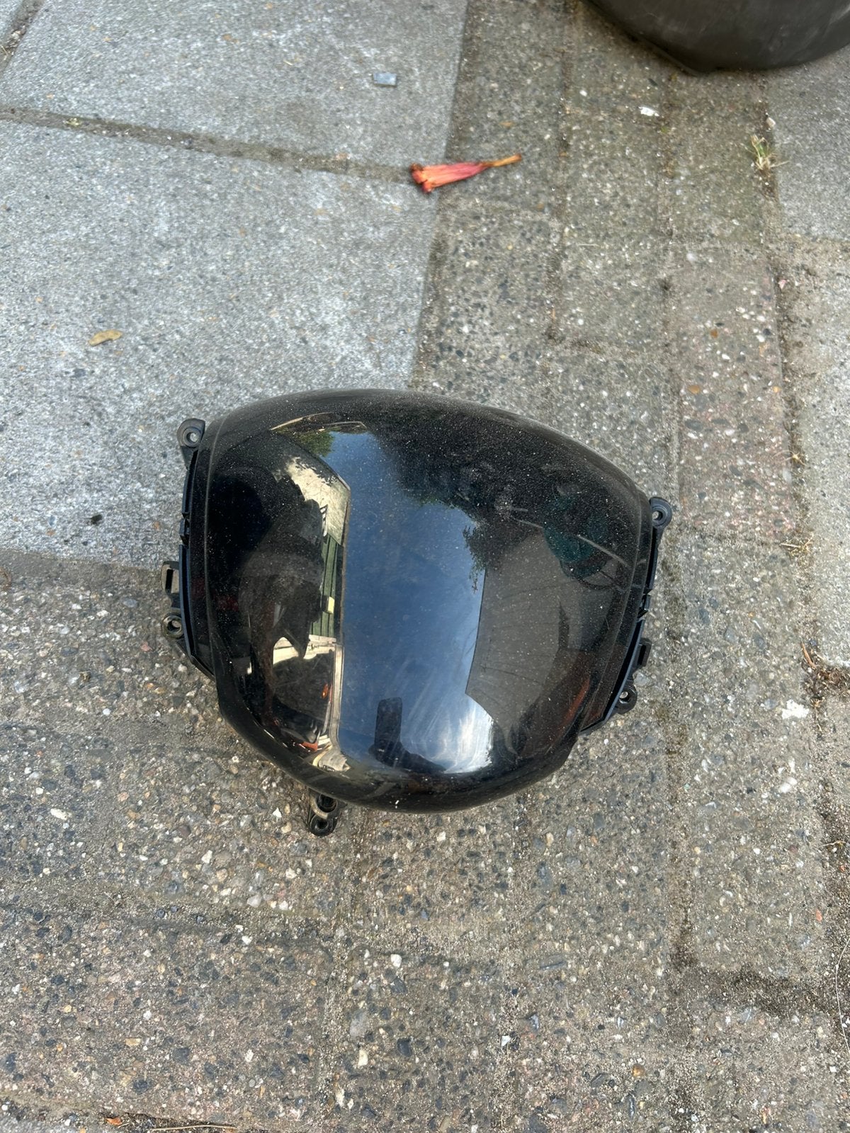 Zip smoked tellerglas, Ophalen of Verzenden, Zo goed als nieuw, Koplamp, Piaggio