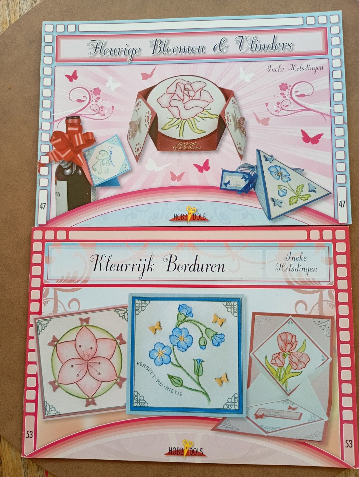 Hobby dols: Kleurrijk Borduren / Fleurige Bloemen & Vlinders, Ophalen of Verzenden, Nieuw, Overige thema's, Overige typen