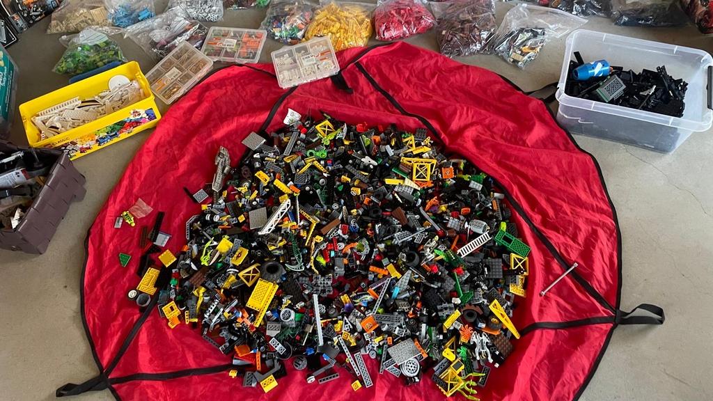Grote partij LEGO losse stenen gesorteerd op kleur, Kinderen en Baby's, Speelgoed | Duplo en Lego, Ophalen, Gebruikt, Inclusief extra onderdelen
