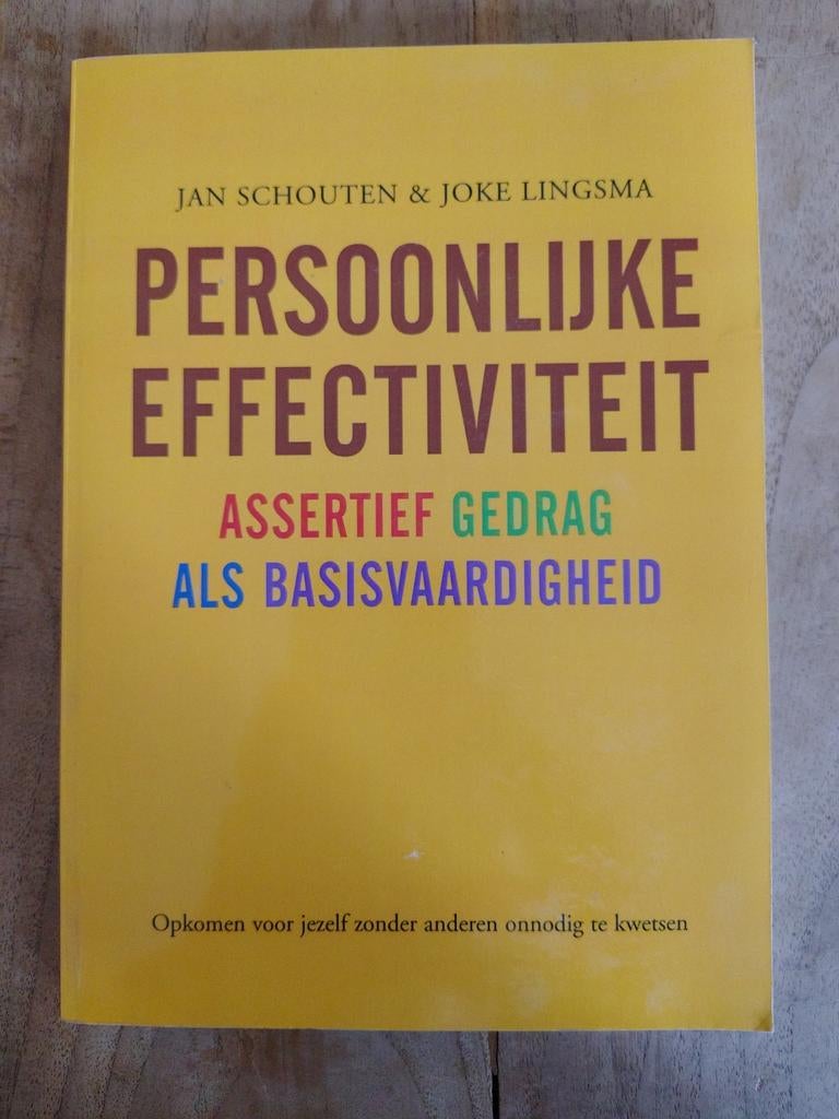 Joke Lingsma - Persoonlijke effectiviteit, Boeken, Ophalen of Verzenden, Joke Lingsma; Jan Schouten, Ontwikkelingspsychologie