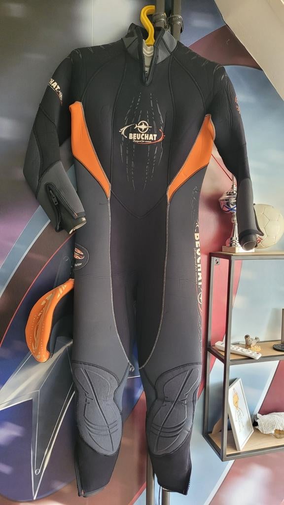 Beuchat Focea dames wetsuit 5mm zgan, Watersport en Boten, Duiken, Ophalen, Zo goed als nieuw, Duikpak