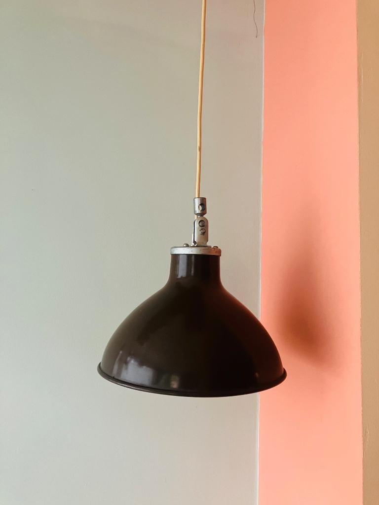 Cifo hanglamp jaren 50 – Vintage - Industriële fotolamp, Huis en Inrichting, Ophalen of Verzenden, Gebruikt, Metaal, Mid-Century Modern, Vintage