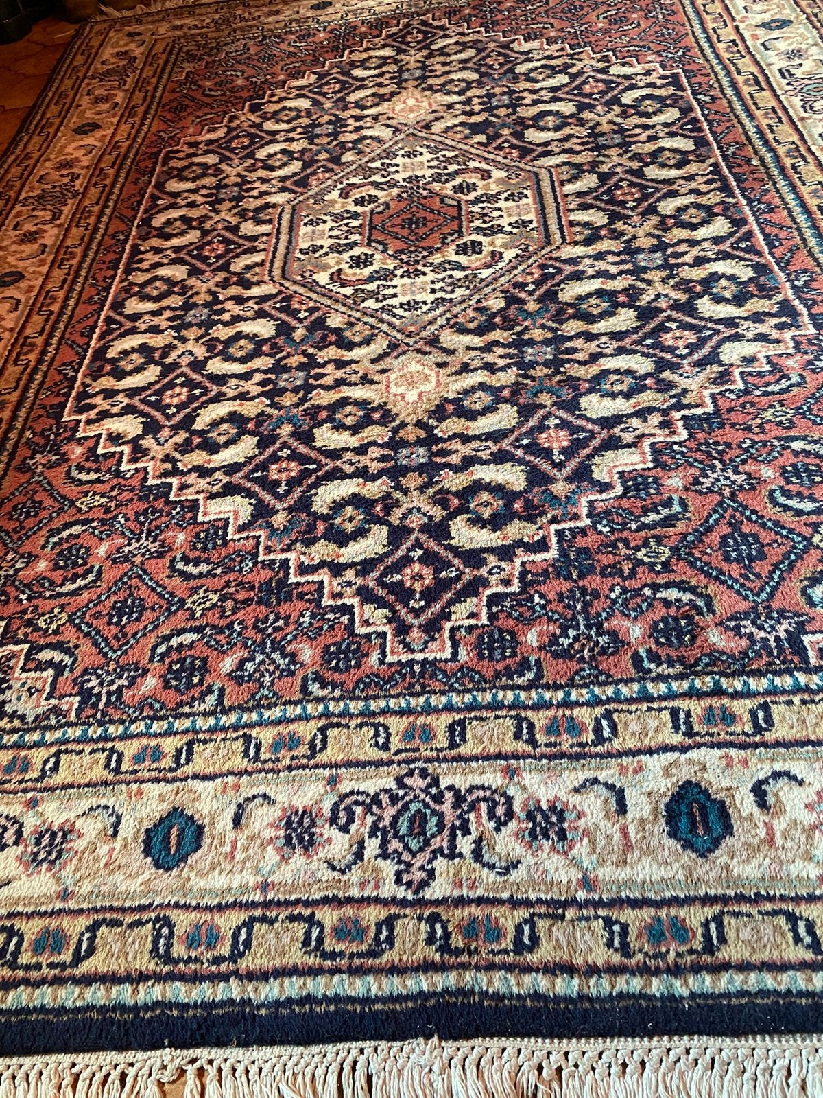 Prachtig Bidjar tapijt  (204 x 157 cm), Ophalen, Zo goed als nieuw, Rechthoekig, 200 cm of meer