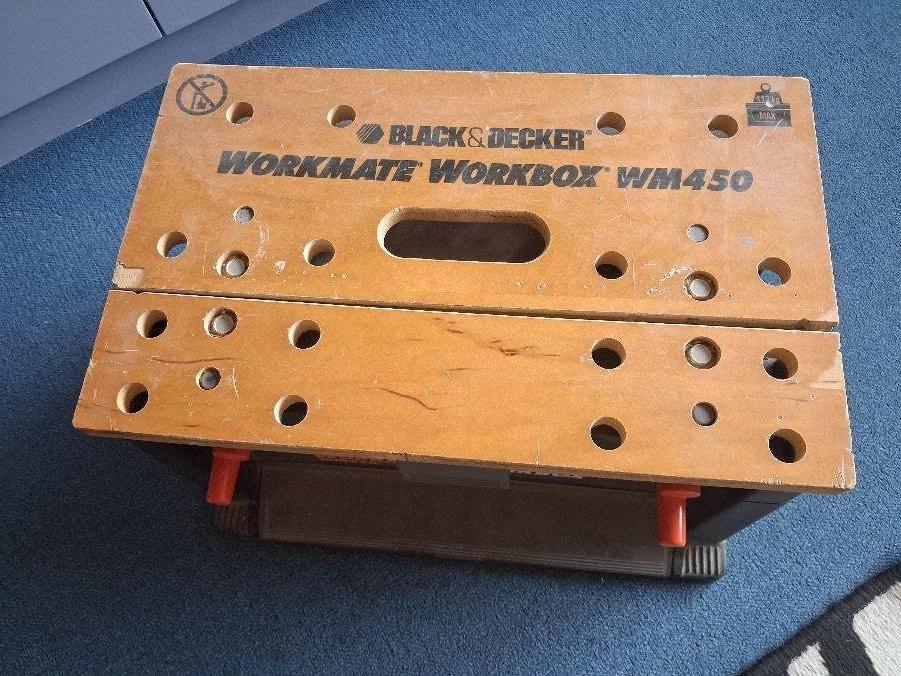 gereedschapkist met werkbank black en decker, Ophalen, Gebruikt