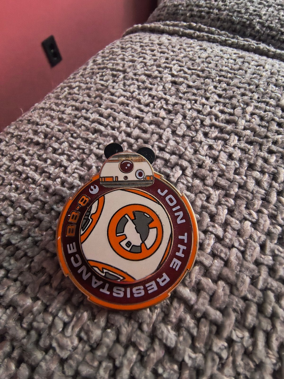 Disney Pin Trading BB-8 "Join the Resistance" spinner pin, Ophalen of Verzenden, Zo goed als nieuw