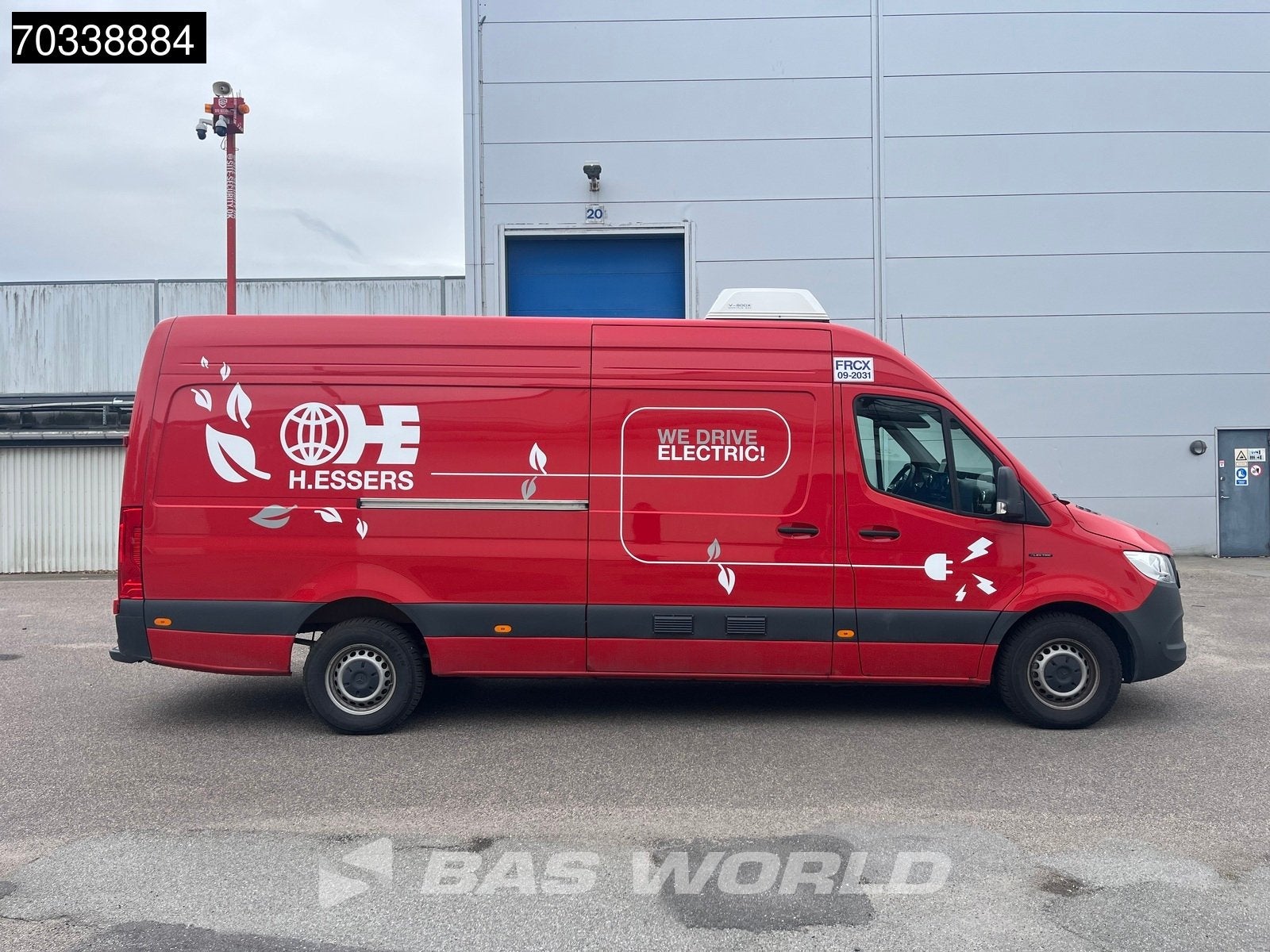 Mercedes eSprinter Electric 113kWh! Koel/Vrieswagen Multitem, Auto's, Automaat, Stof, Gebruikt, Overige kleuren