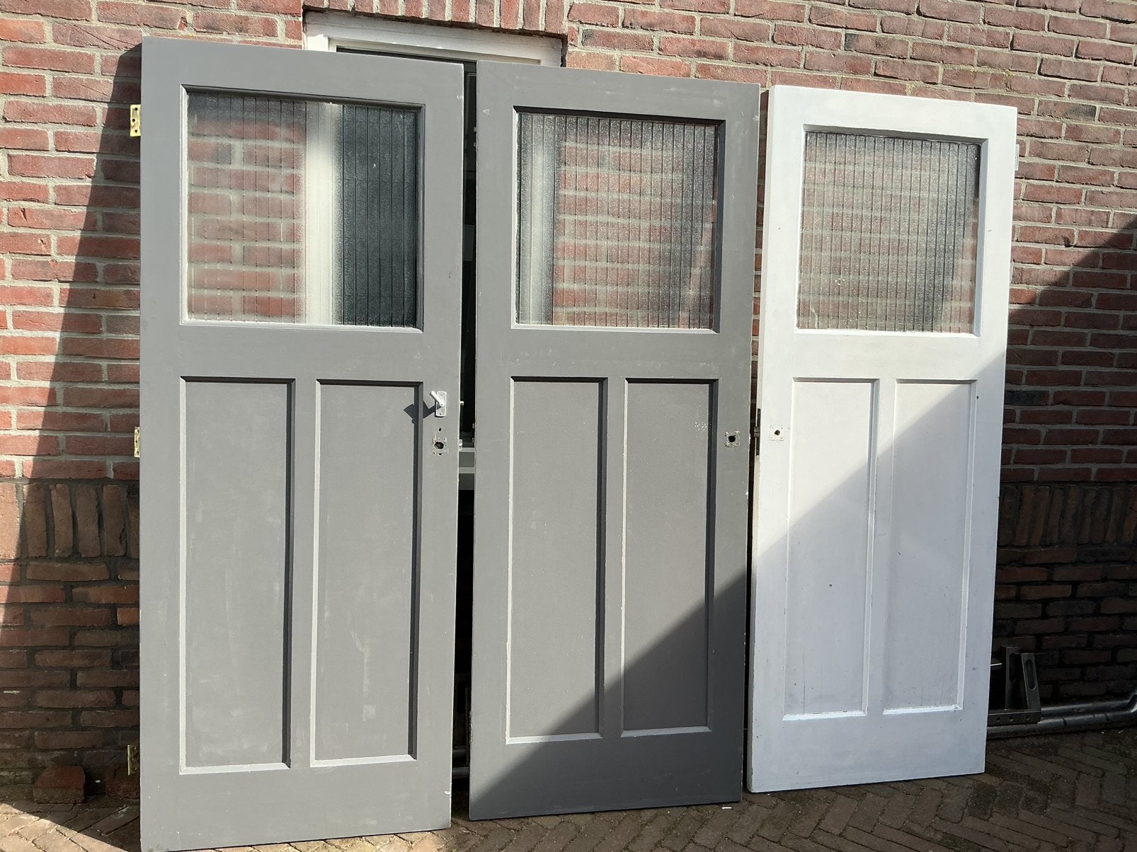 Paneeldeuren 3x, Ophalen, Gebruikt, Minder dan 80 cm, Binnendeur