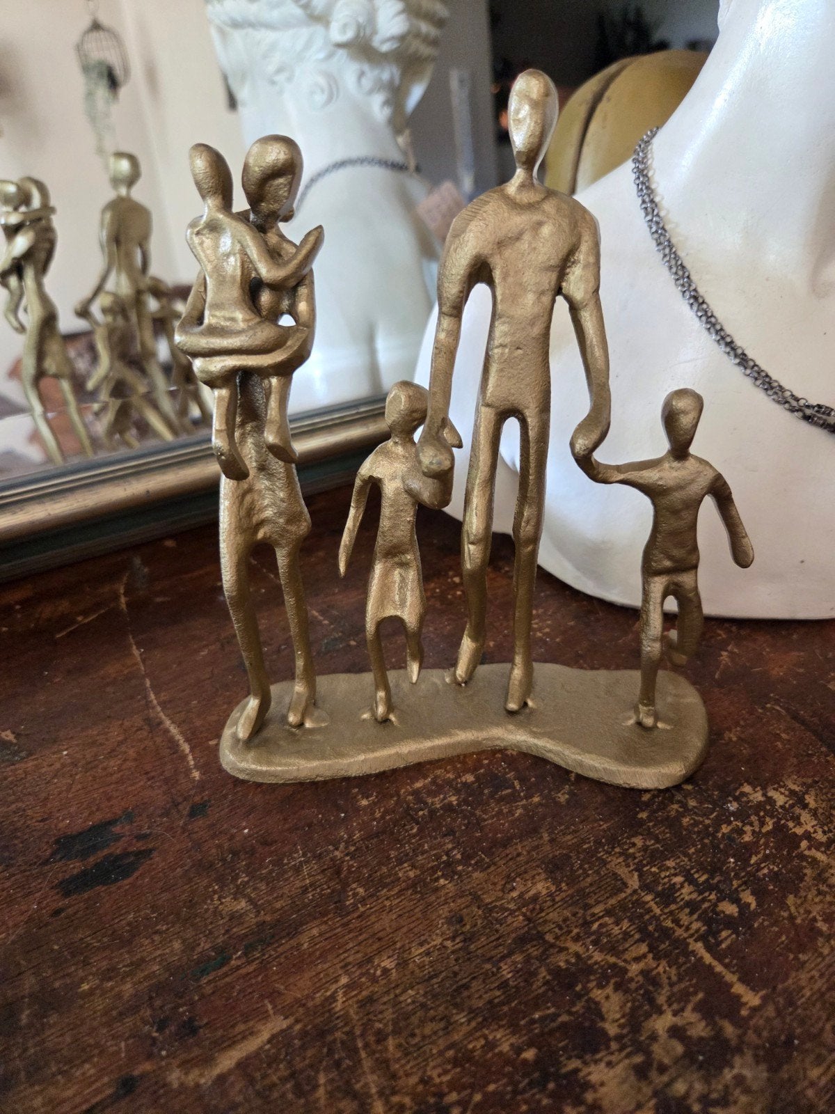 Gilde handwerk sculptuur goud metaal., Ophalen of Verzenden, Dier