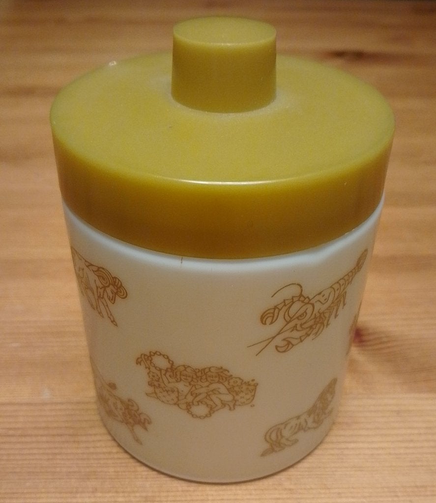 Voorraadpot Opaal Glas Drie Stuks, Ophalen of Verzenden, Zo goed als nieuw, Glas