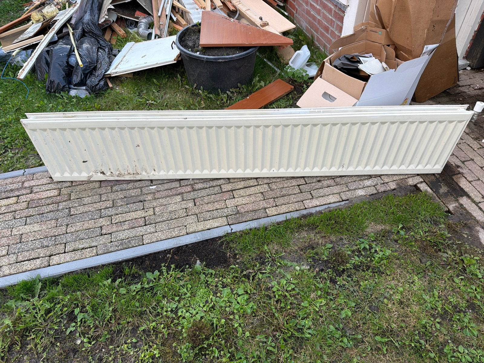 Grote gebruikte radiator, gratis ophalen, Ophalen, 30 tot 80 cm, Gebruikt, Radiator