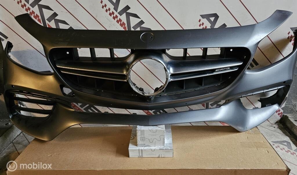 W213 S213 mercedes E63 amg voorbumper grijs, Gebruikt, Voor, Ophalen of Verzenden, Bumper