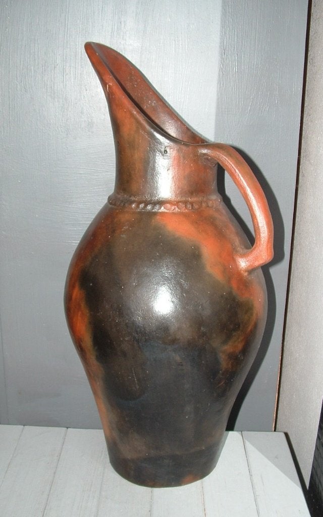 Grote zware vaas, kruik, pot mooi als decoratie., Ophalen of Verzenden, Gebruikt, Overige kleuren